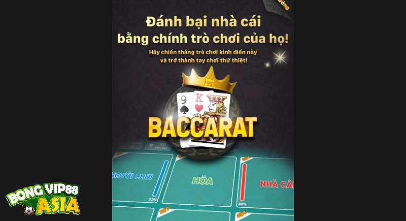 Đặt cược có chiến thuật khi chơi Baccarat